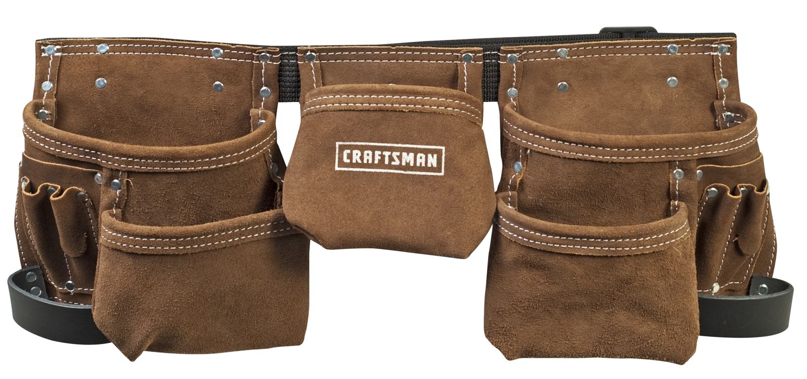 Craftsman 11 Pocket Suede Carpenters Apron