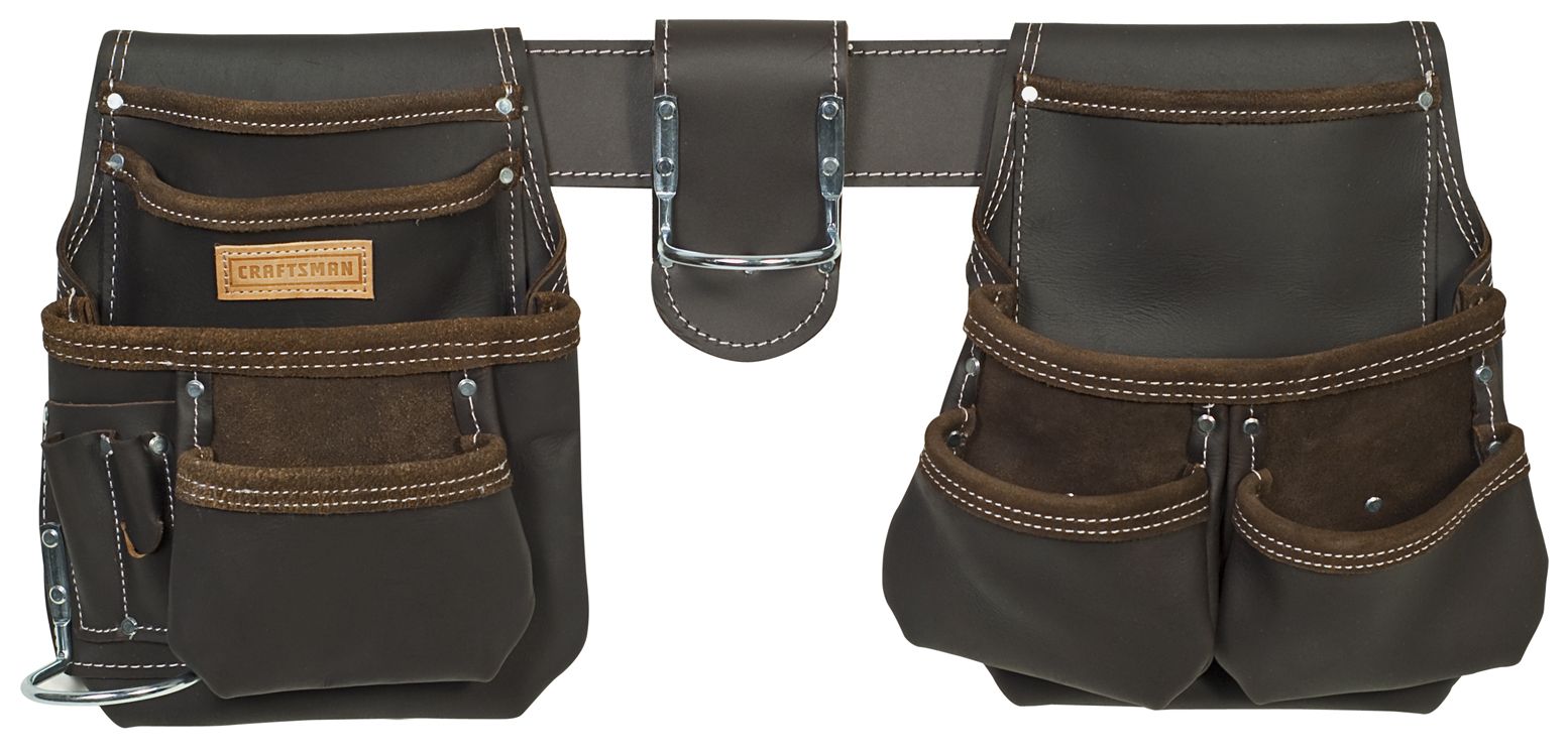 Craftsman 11 Pocket Oil Tanned Leather Tool Rig