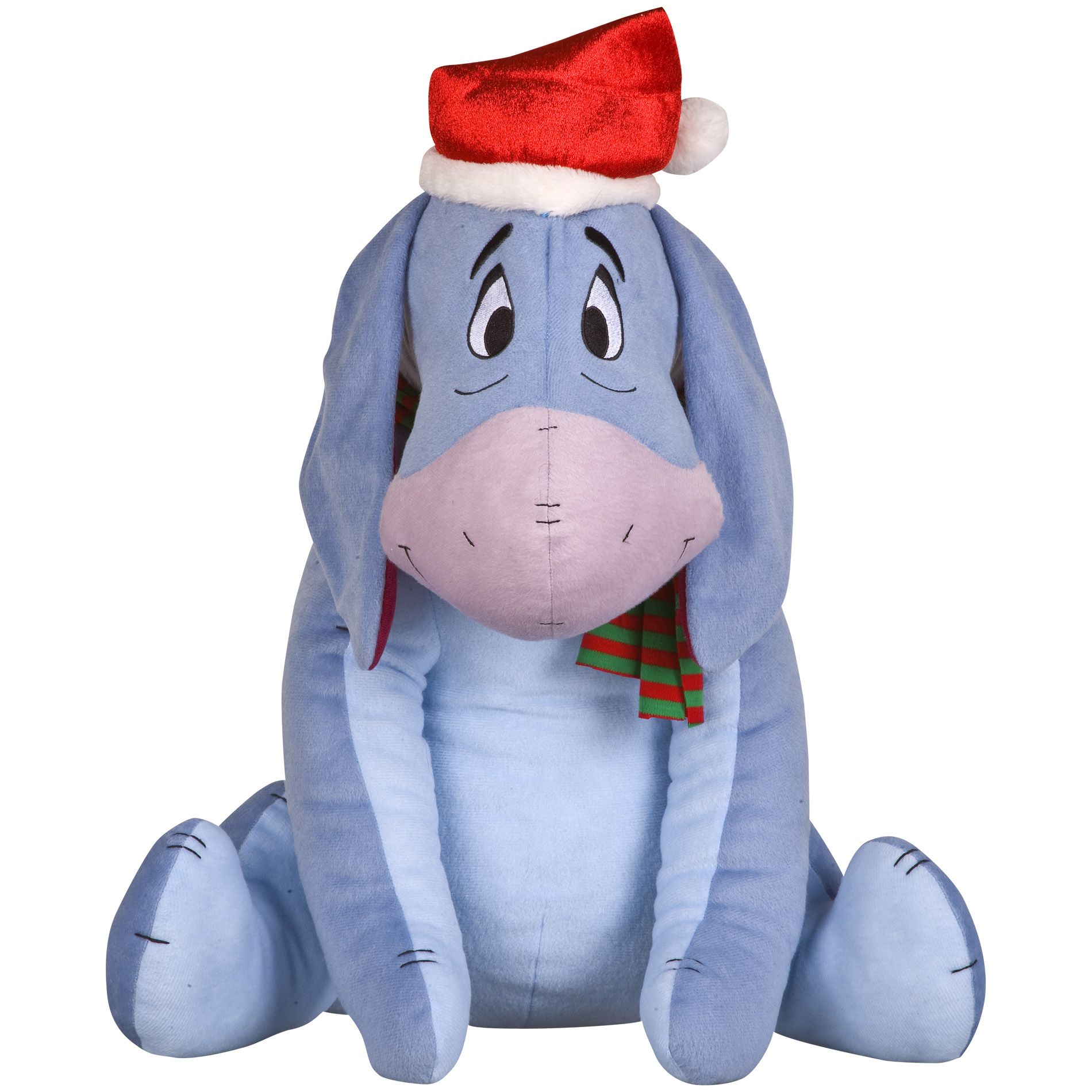 Disney Eeyore With Santa Hat And Scarf Christmas Porch Greeter at Kmart.com