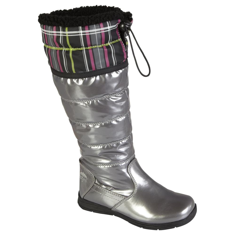 Totes Girl's Kerry Weather Boot - Pewter