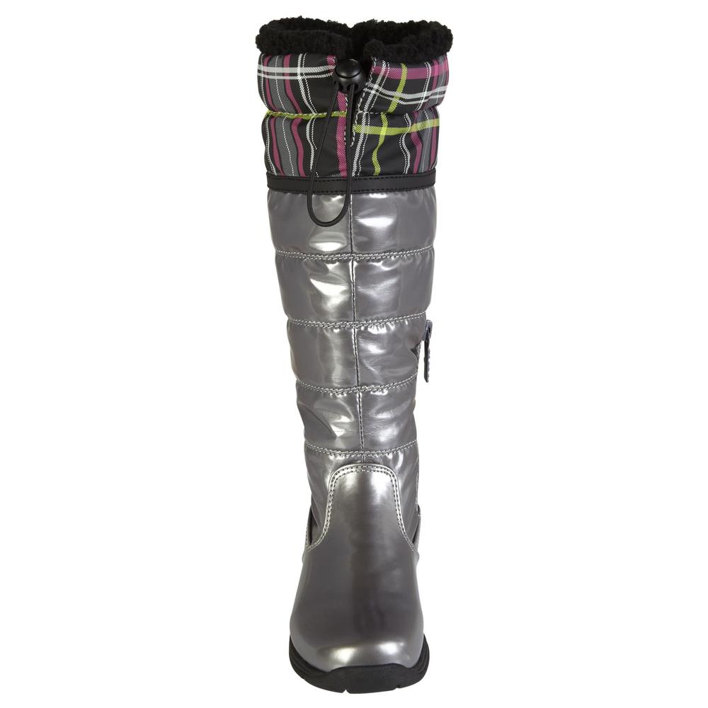 Totes Girl's Kerry Weather Boot - Pewter