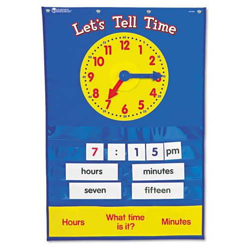 Teaching Time Pocket Chart