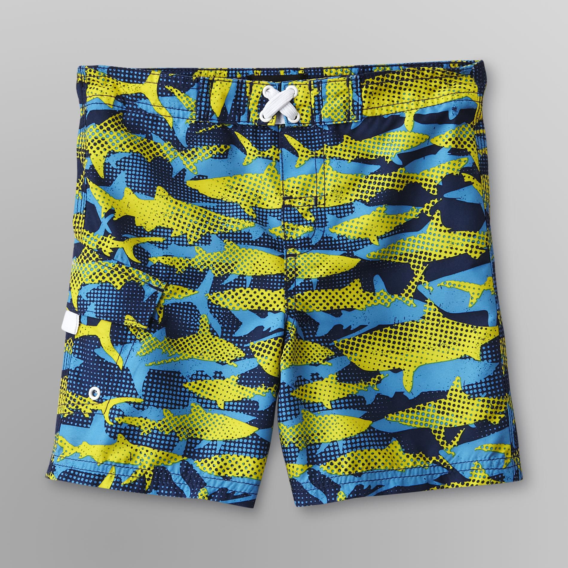 Joe Boxer Infant & Toddler Boy's Swim Trunks - Shark Camo Trim at Kmart.com