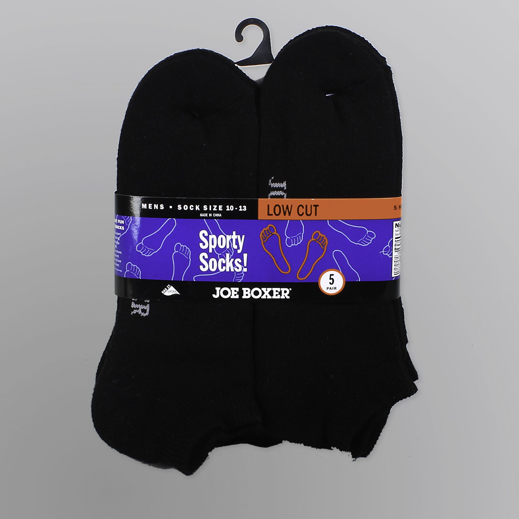 Joe Boxer Men's 5Pk Low Cut Socks at Kmart.com
