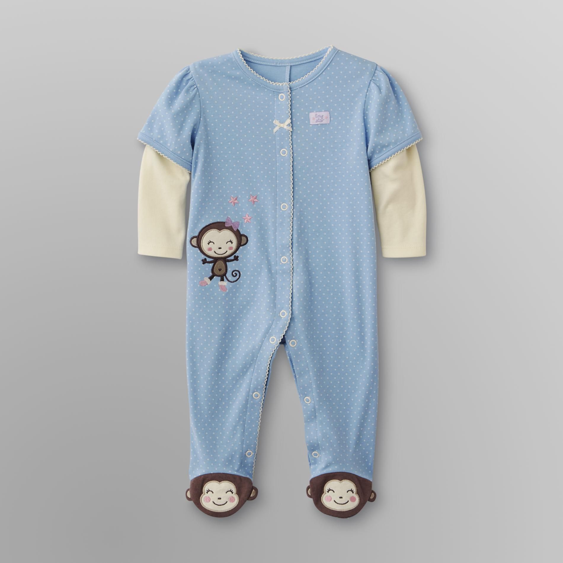 Little Wonders Infant Girl's Bodysuit - Monkey at Sears.com