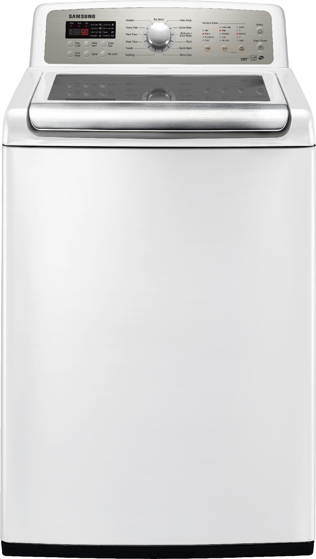 Samsung 4.8 cu. ft. High-Efficiency Top Load Washer - White