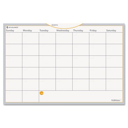 Dry Erase Calendar Template : At a glance wallmates self adhesive dry erase monthly Dry Erase Calendar Template : At a glance wallmates self adhesive dry erase monthly