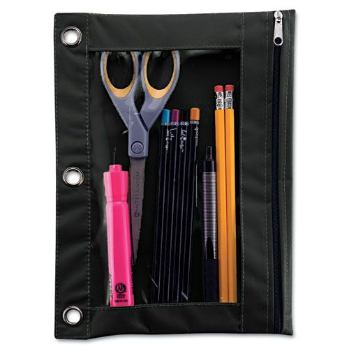 Advantus® Binder Pencil Pouch, 10 x 7 3/8, Black/Clear at Kmart.com