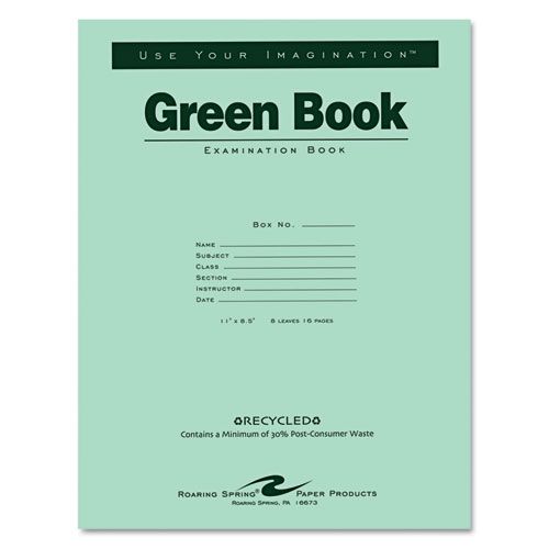 Roaring Spring Green Books Exam Books