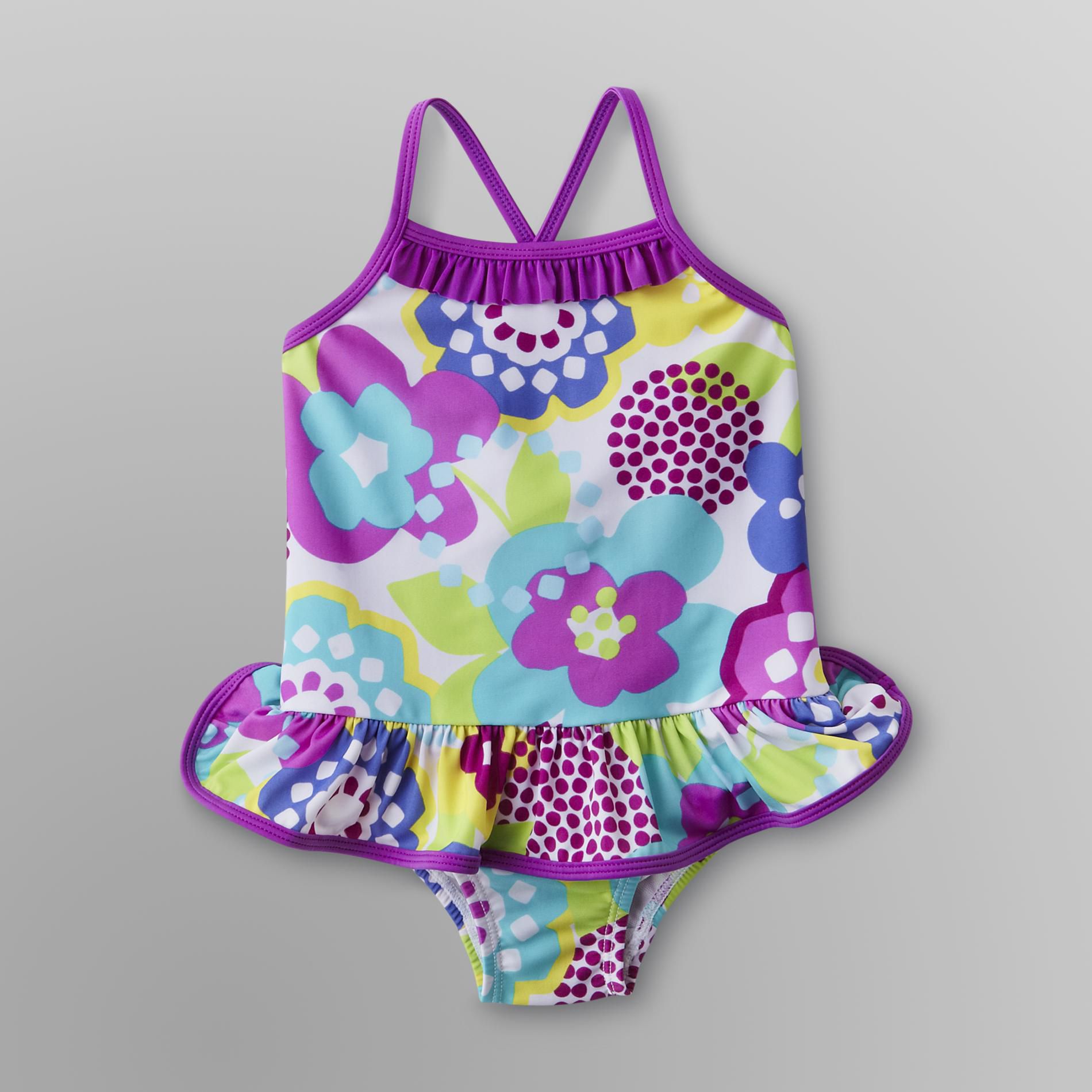 Joe Boxer Infant & Toddler Girl's Floral Swimsuit at Kmart.com