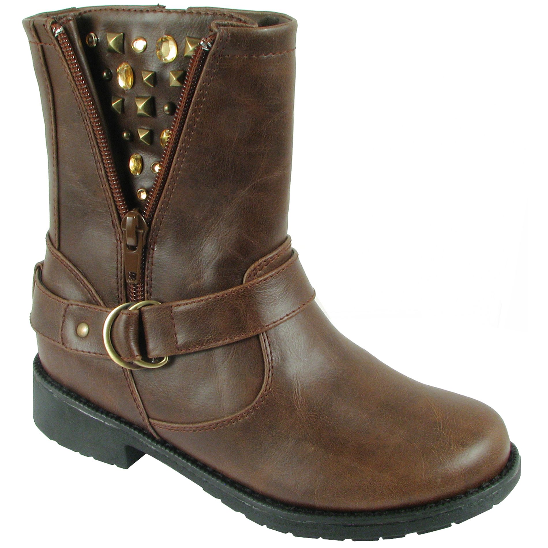 Mia Girl's Quinn Fashion Boot - Brown at Sears.com