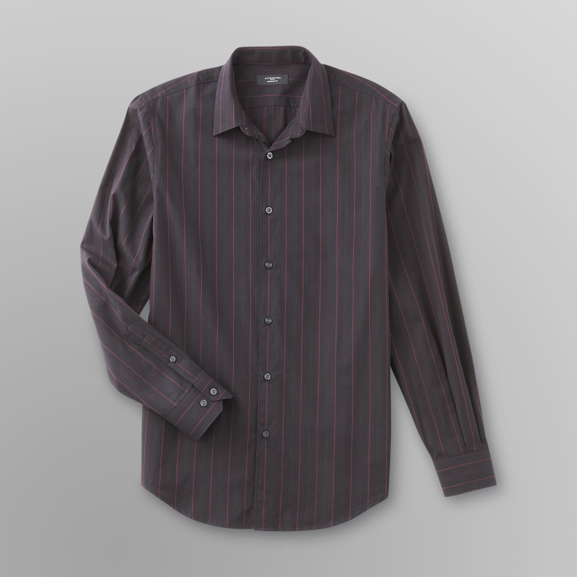 Attention Men's Modern Fit Dress Shirt - Pinstripe at Kmart.com
