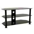 Glass and Metal TV Stand