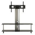 Glass and Metal TV Stand