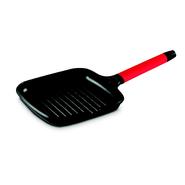 FUNDIX by Castey 8.5 Grill Pan w/Red Removable Handle