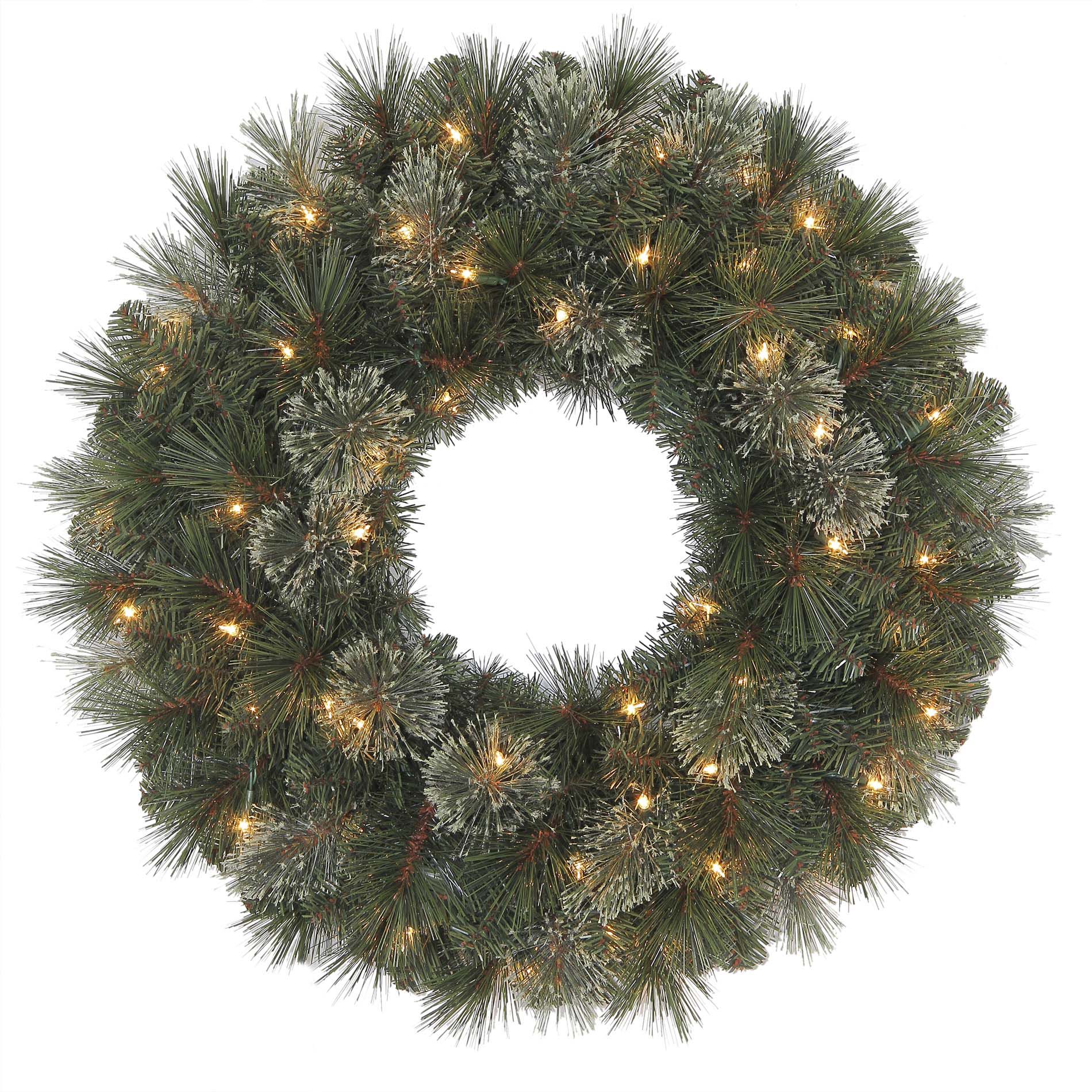 Trim A Home&reg; 24" Pre-Lit Ashland Cashmere Wreath with Clear Lights at Kmart.com