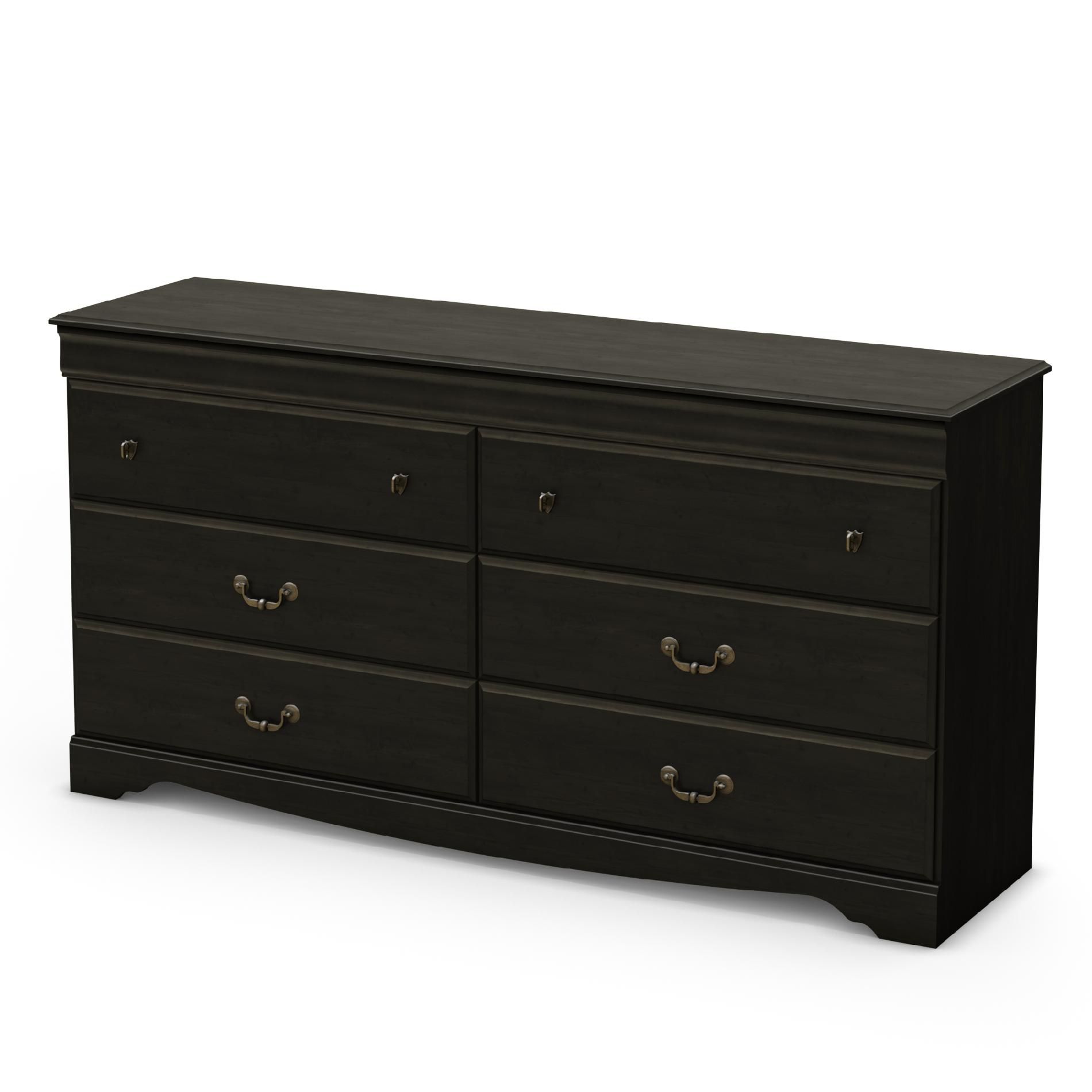 South Shore South Shore Vintage Collection Dresser Ebony at mygofer.com