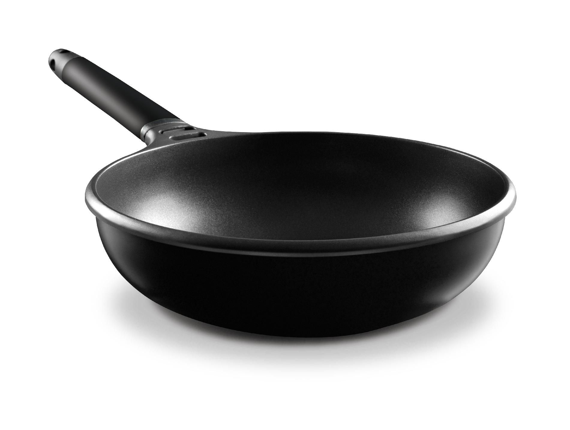 FUNDIX by Castey 11 Wok w/Black Removable Handle
