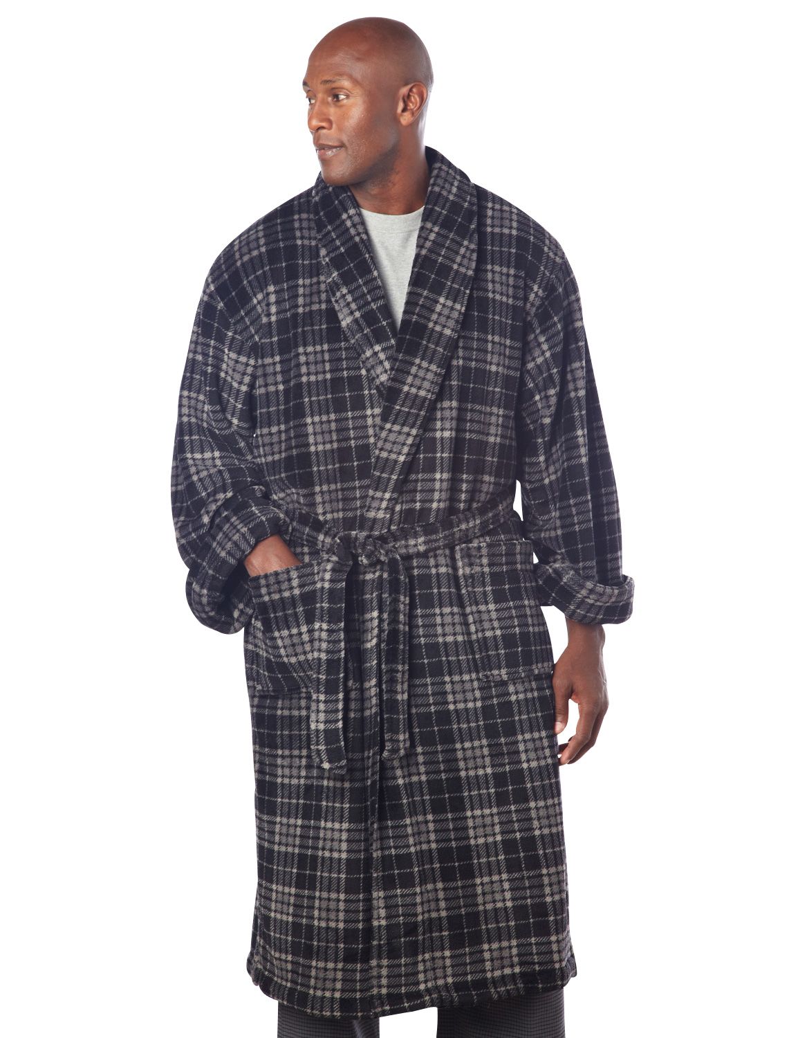 Harbor Bay SoftTouch Plaid Robe