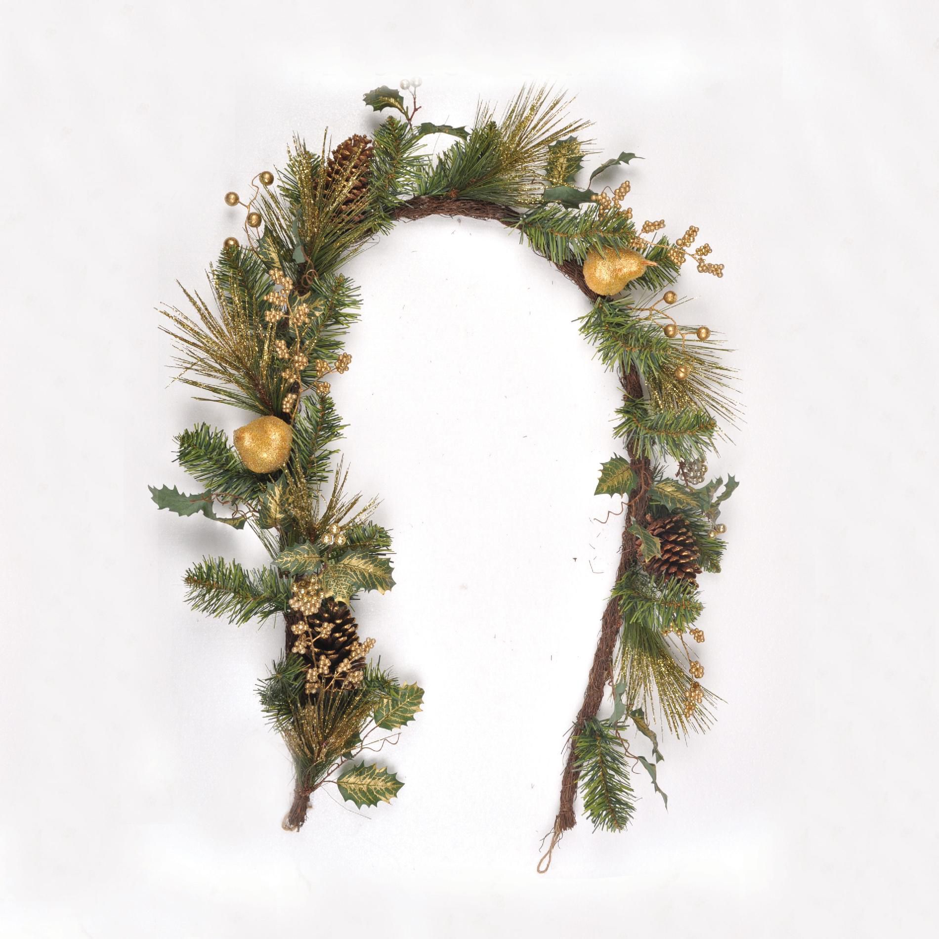 Jaclyn Smith Golden Inspirations 6' Pear Garland at Kmart.com