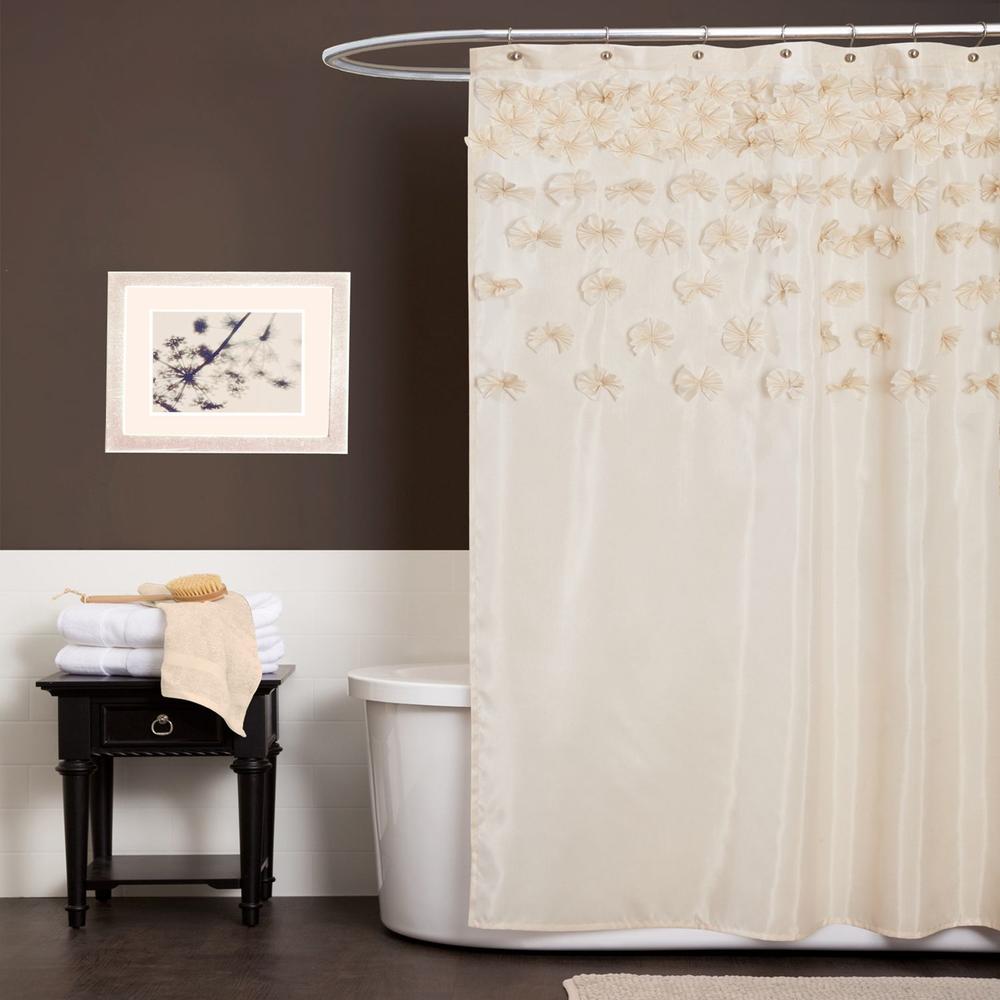 Lucia Ivory Shower Curtain