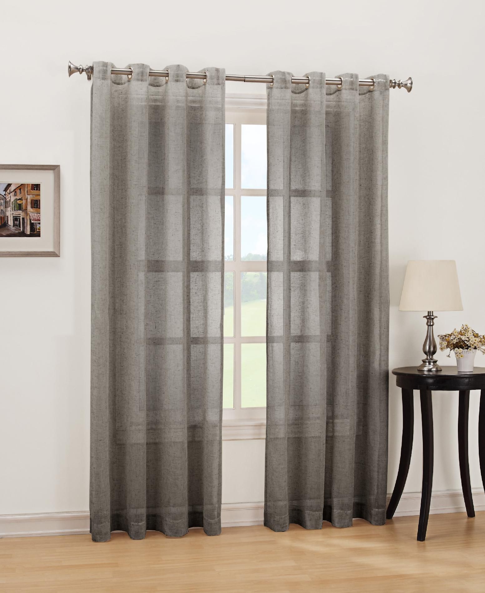Simply Window Nora Grommet Curtain Panel - Linen at Sears.com