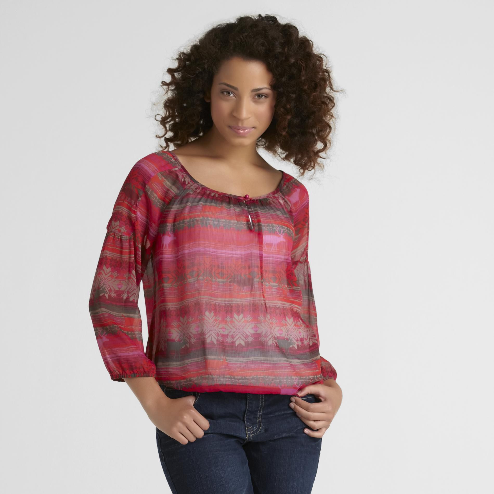 Route 66 Women's Peasant Top at Kmart.com