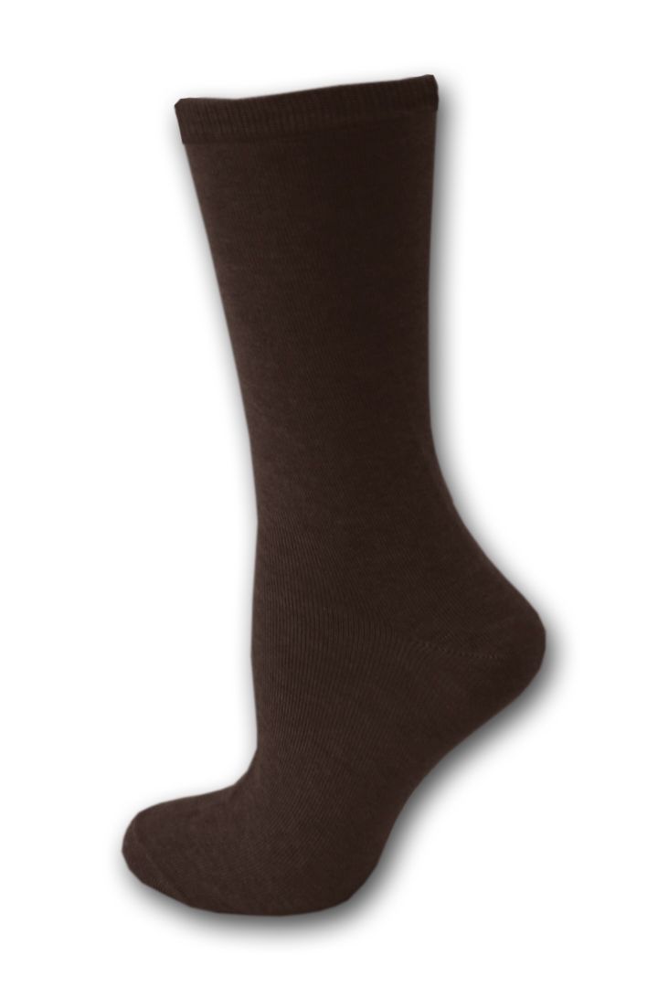 Womens 8" Fine Gauge Crew Sock 2pk Available in 10 colors
