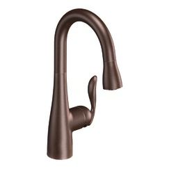 Moen Arbor Oil rubbed bronze one-handle high arc pulldown bar faucet at Kmart.com
