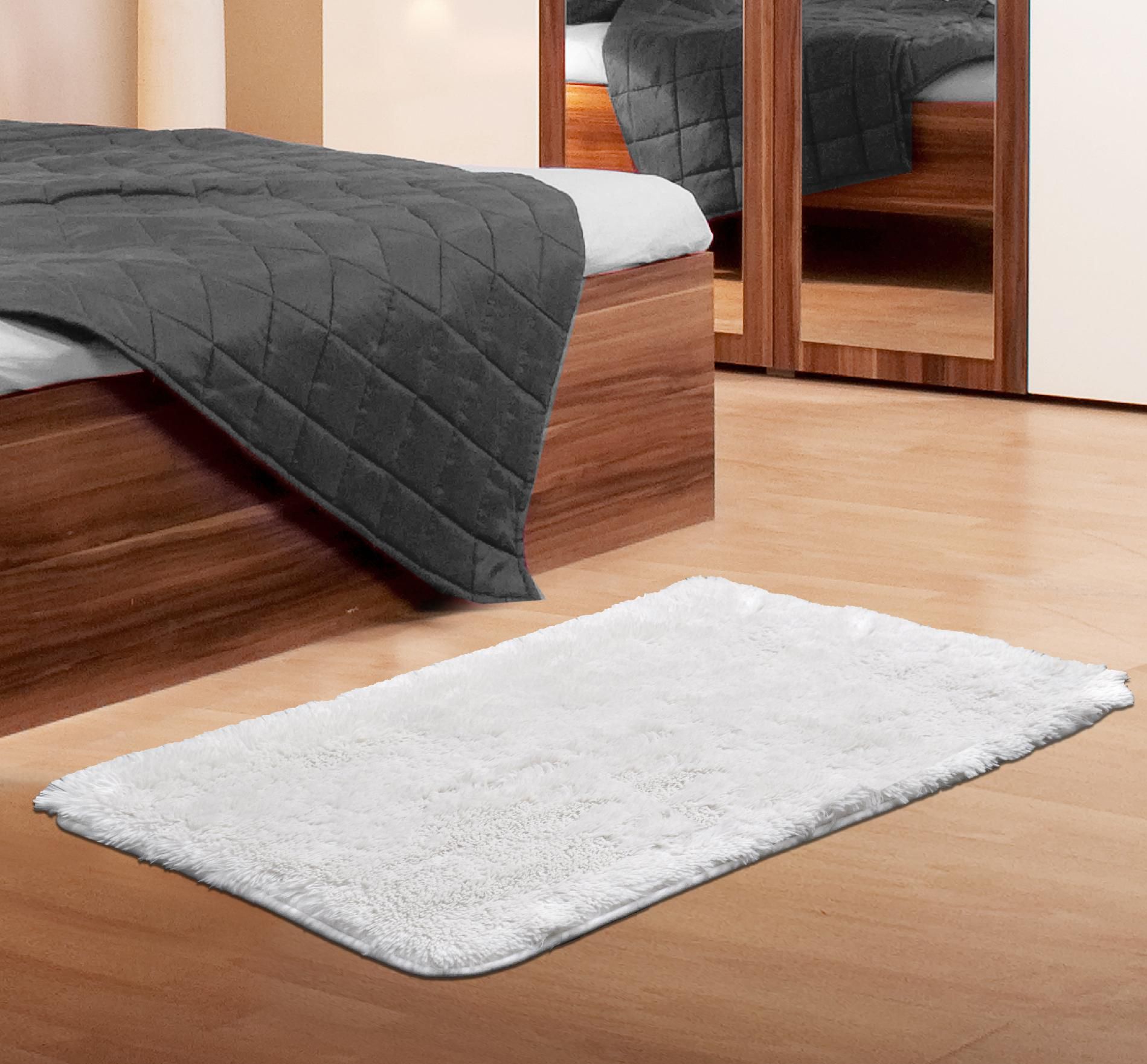 Essential Home Memory Foam Ivory Shag Rug, 18 x 30 at Kmart.com