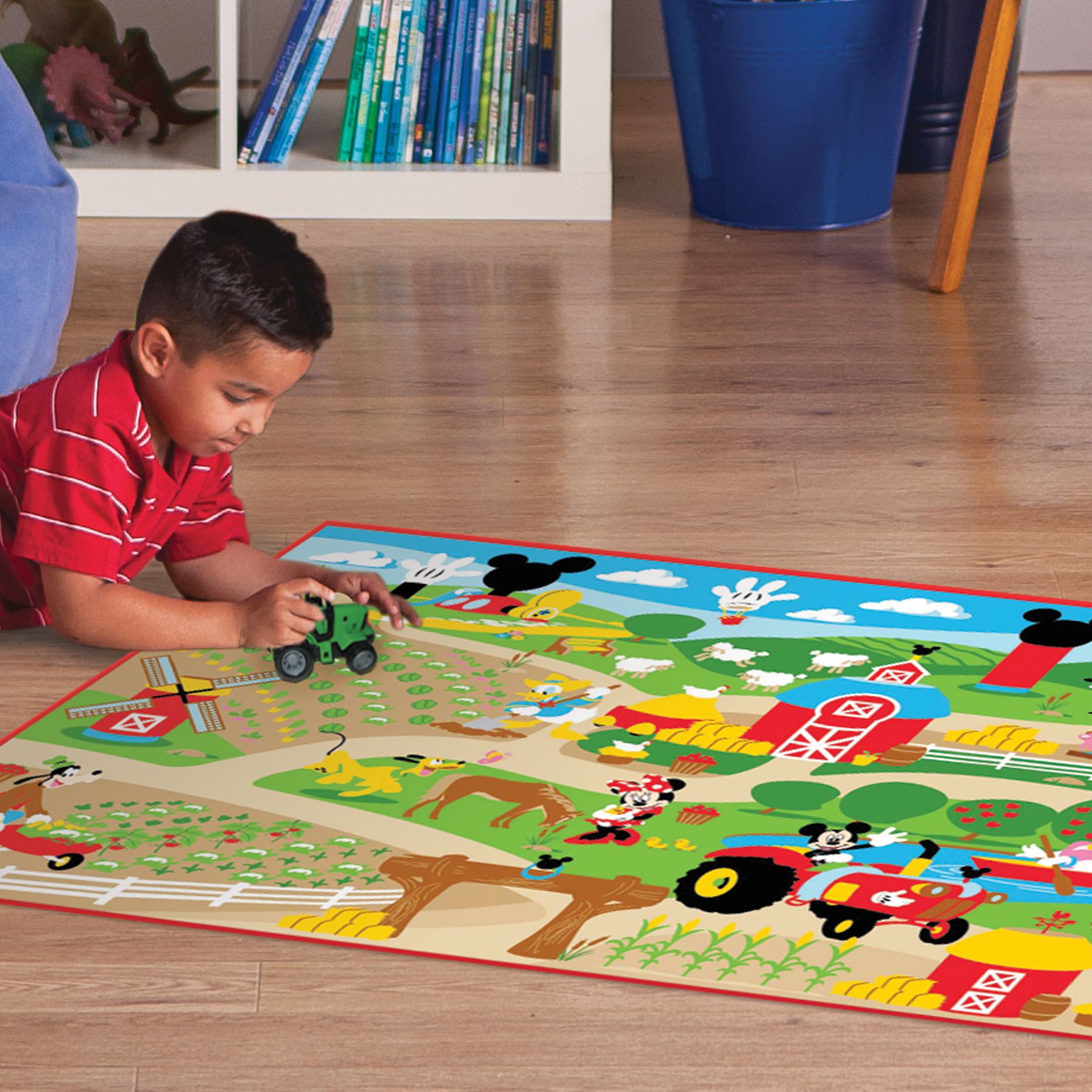 Disney Mickey Fun Farm Interactive Game Rug