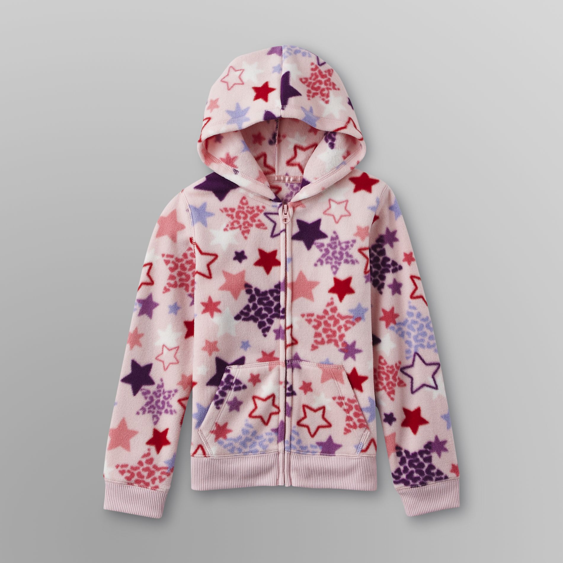 Toughskins Girl's Microfleece Hoodie Jacket - Stars at Kmart.com