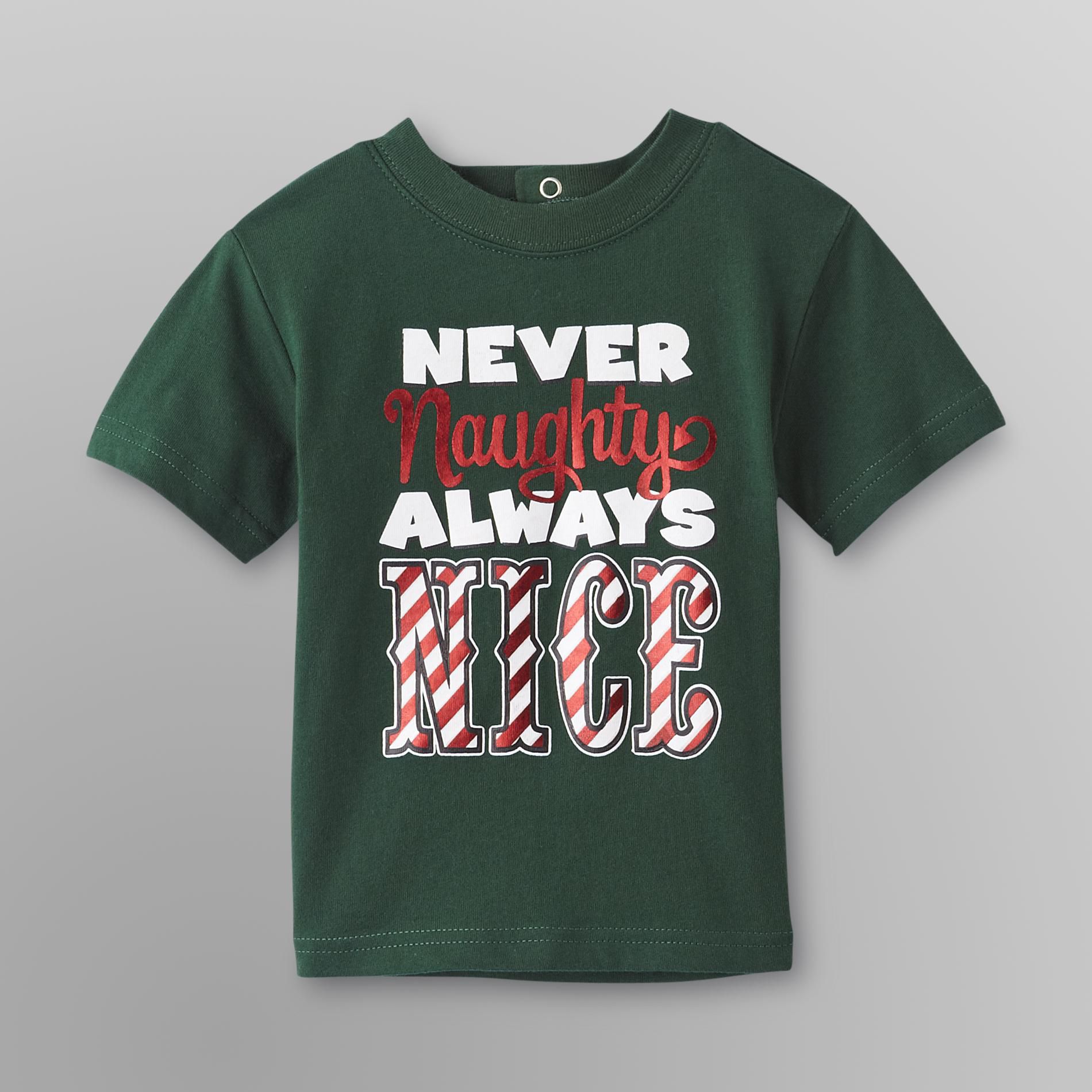 WonderKids Infant & Toddler Boy's Christmas T-Shirt - Naughty & Nice at Kmart.com