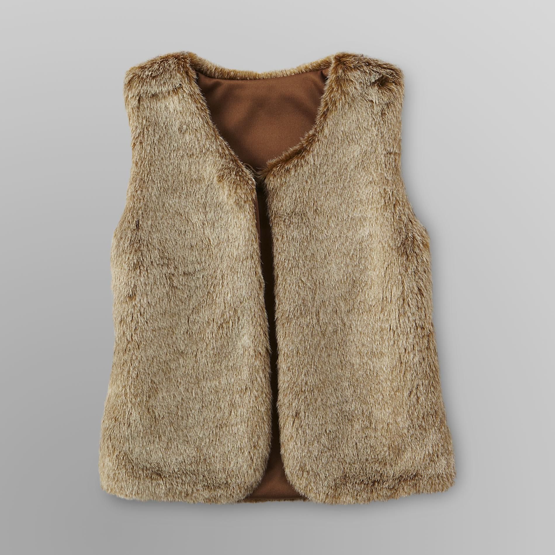 Route 66 Infant Girl's Faux Fur Vest at Kmart.com