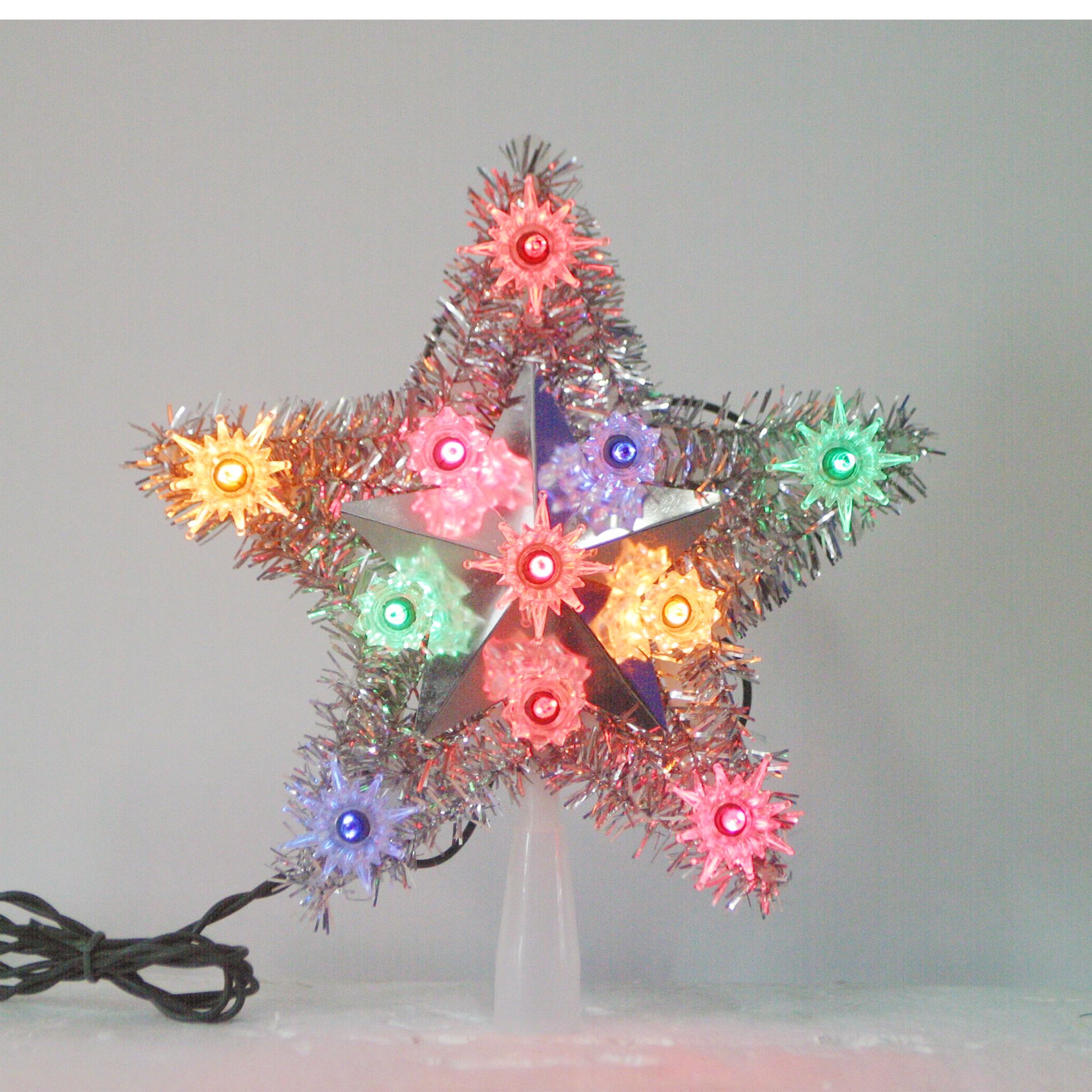 Trim A Home&reg; 11in Tree Top Star With Tinsel at Kmart.com