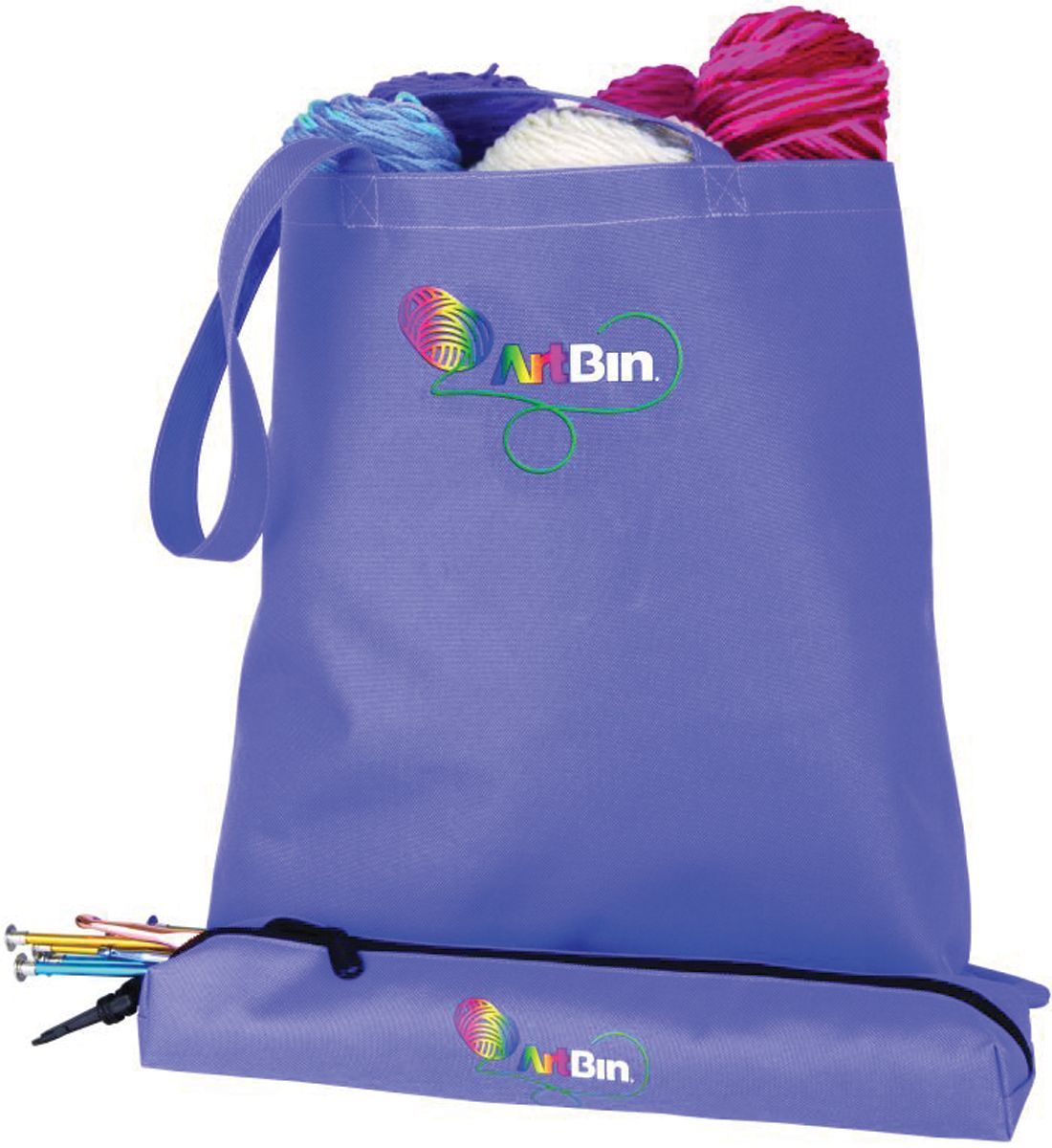 Art Bin Needle Arts Tote with Accessory Pouch Periwinkle at Kmart.com