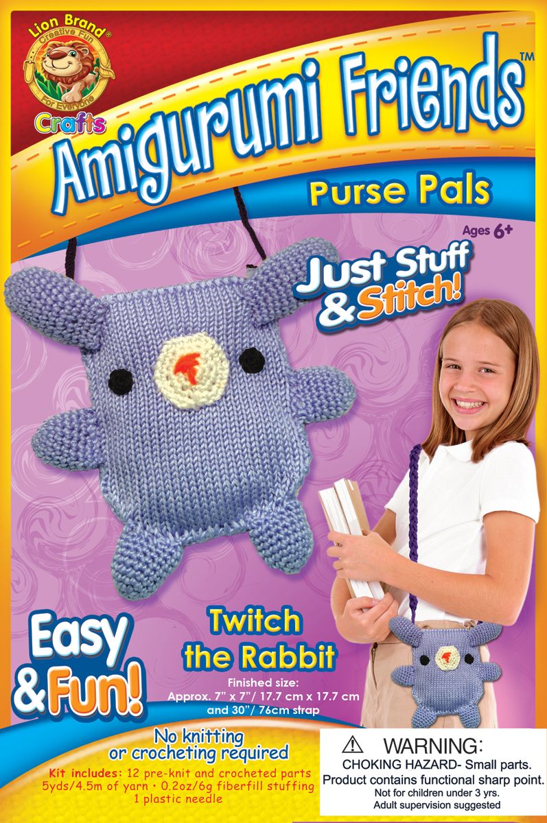 Amigurumi Friends Purse Pals Kit-Twitch The Rabbit at Kmart.com