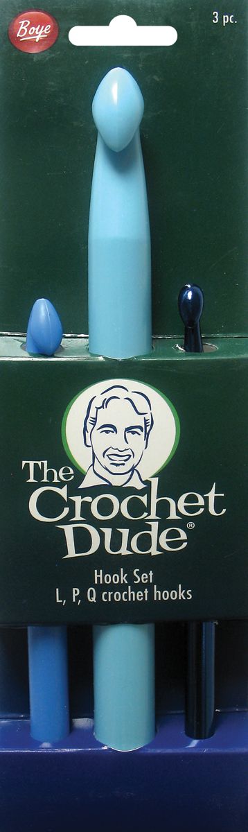 Boye Crochet Dude Plastic Hook Set Sizes L, P, & Q at Kmart.com