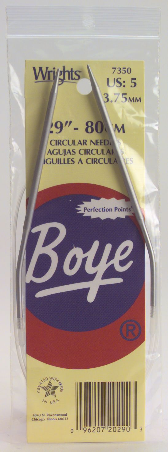 Boye Circular Aluminum Knitting Needles 29 Boye Circular Aluminum Knitting Needles 29