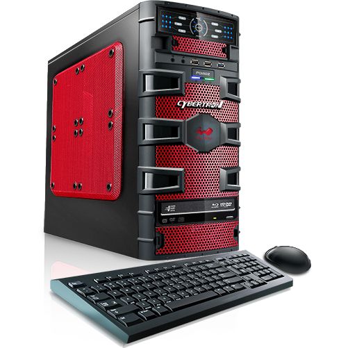 CybertronPC 3.4GHz 16GB DDR3 Slayer II Intel 3rd Gen Core i5-3570K Gaming PC Red w/GeForce GTX550 Ti  Windows 7 Home Premium 64-bit at Sears.com
