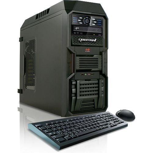 CybertronPC 3.3GHz 16GB DDR3 Kombat-X AMD FX 6100 Hexa Core Gaming PC Black w/2x Radeon HD6670 in CrossFire Windows 7 Home Premium 64-bit at Sears.com