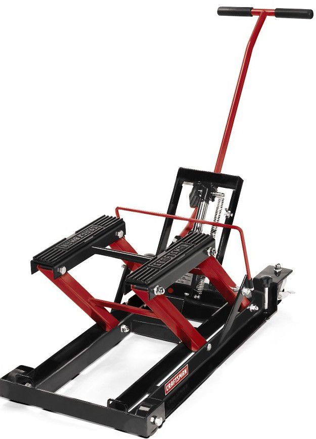 Motorcycle/ATV Jack: Prop Up Heavy Loads With Sears