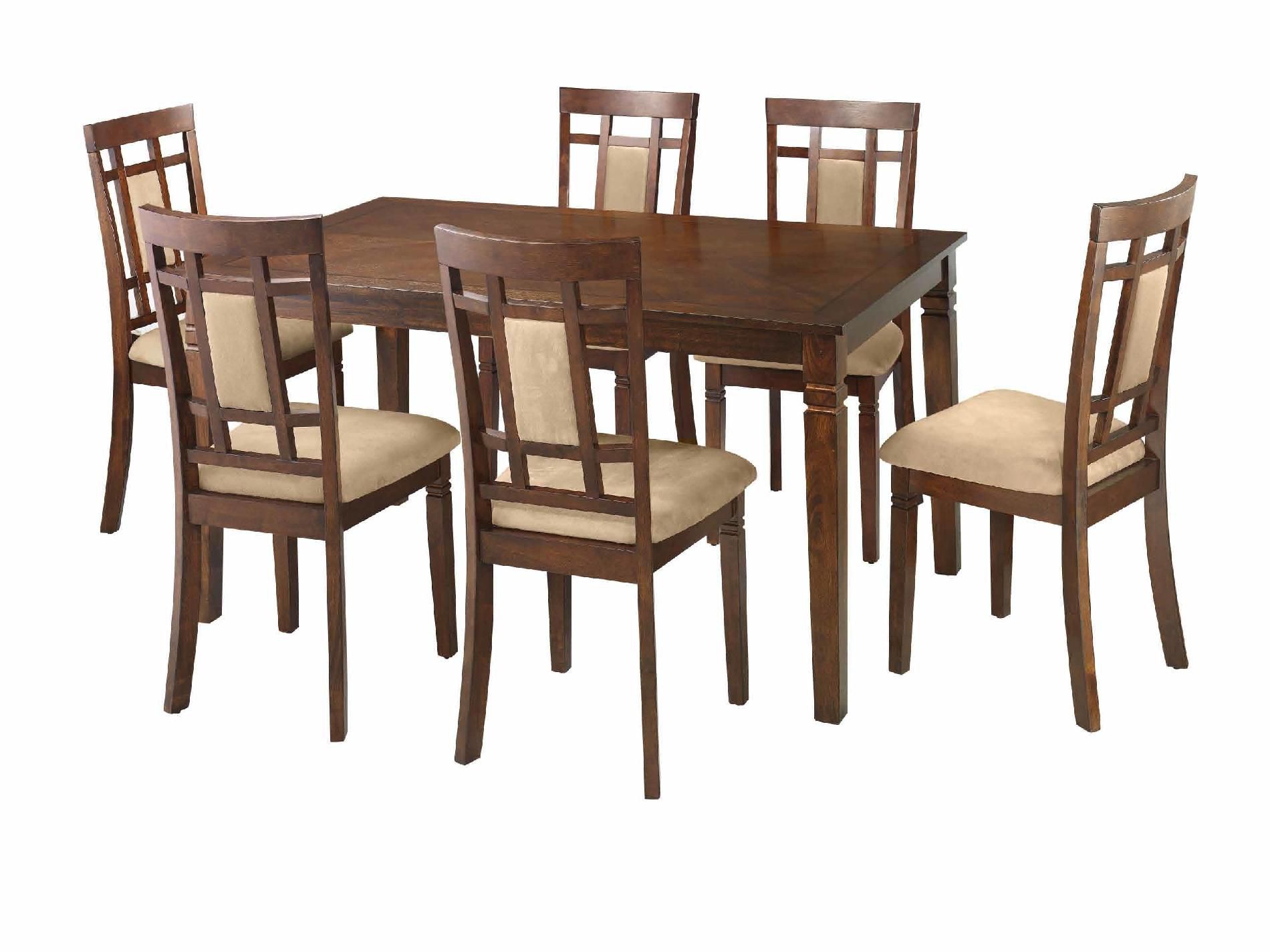 Essential Home 7 pc. Upholstered Seat Dining Set: Let's ...