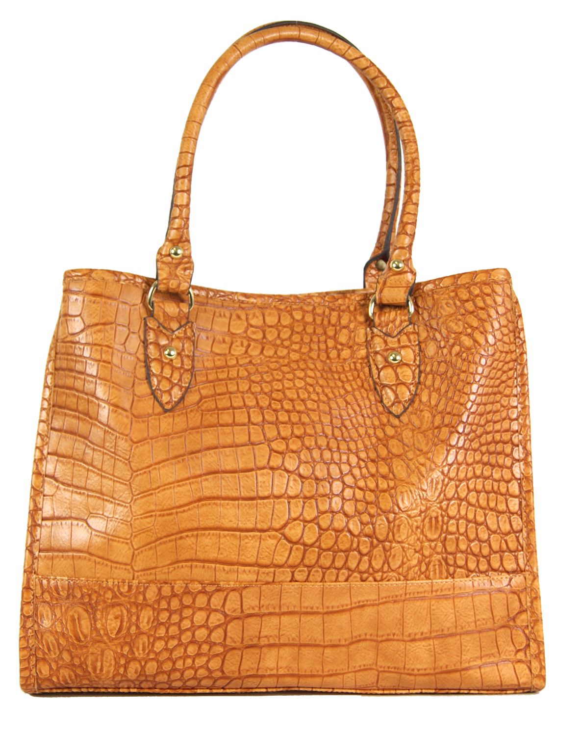 Mondani Women’s Handbag Satchel Monroe Double Handle Crocodile at Sears.com