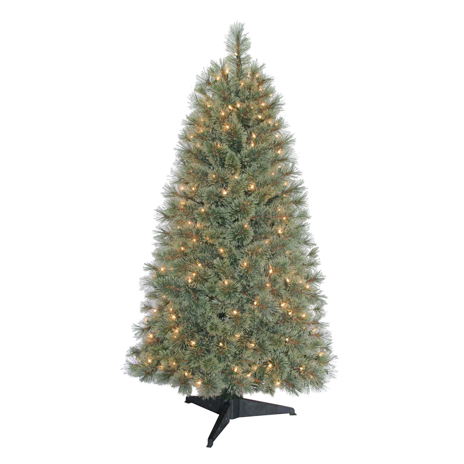 4.5' 200 Light Prelit Harrison Spruce Cashmere Christmas Tree
