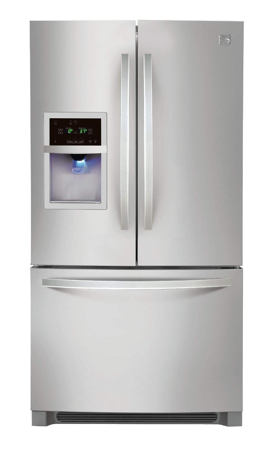 Kenmore 26.7 cu. ft. French Door Bottom-Freezer Refrigerator - Stainless Steel