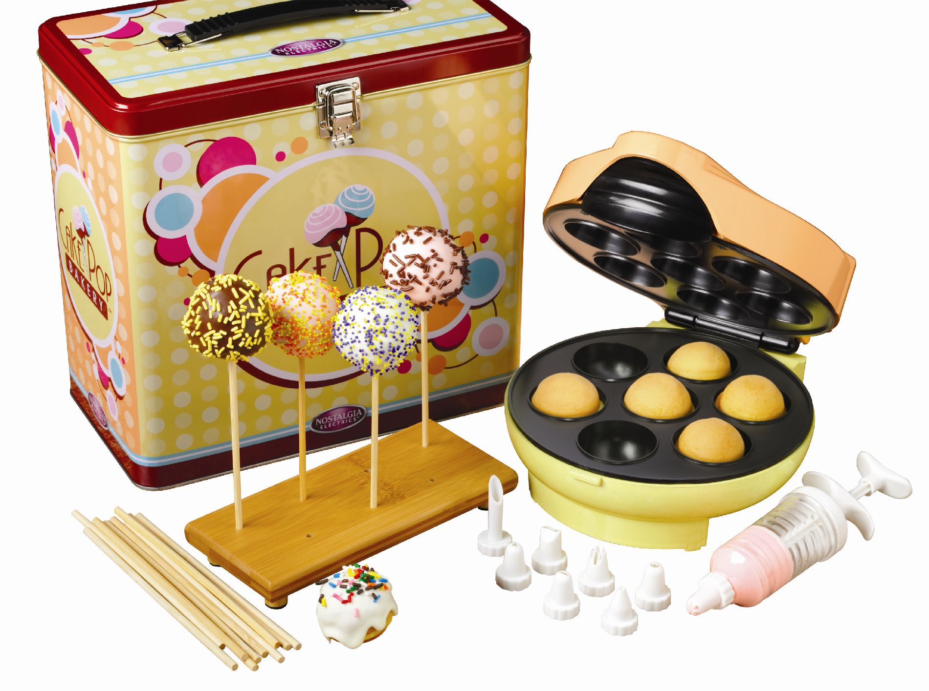 Nostalgia Products JFD100KIT Cake Pop & Doughnut Hole Bakery