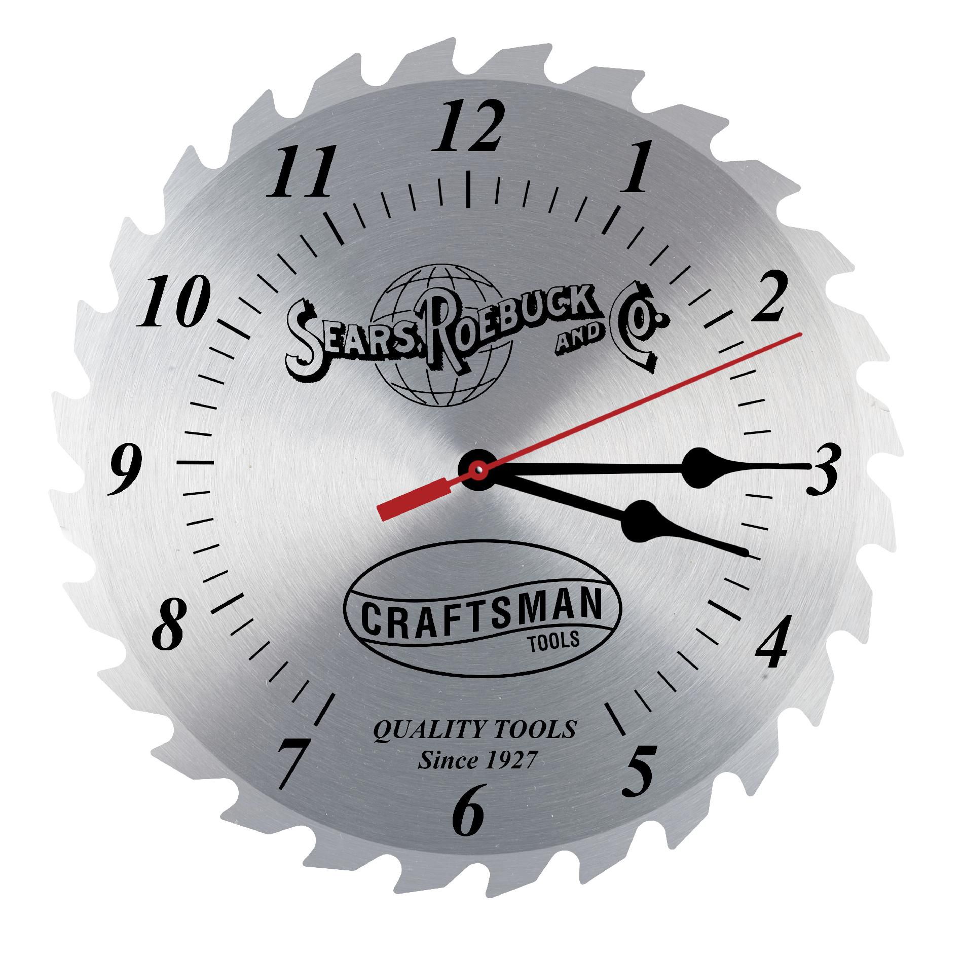 Craftsman 12 In. Vintage Clock Shop Shop Your Way Online Shopping