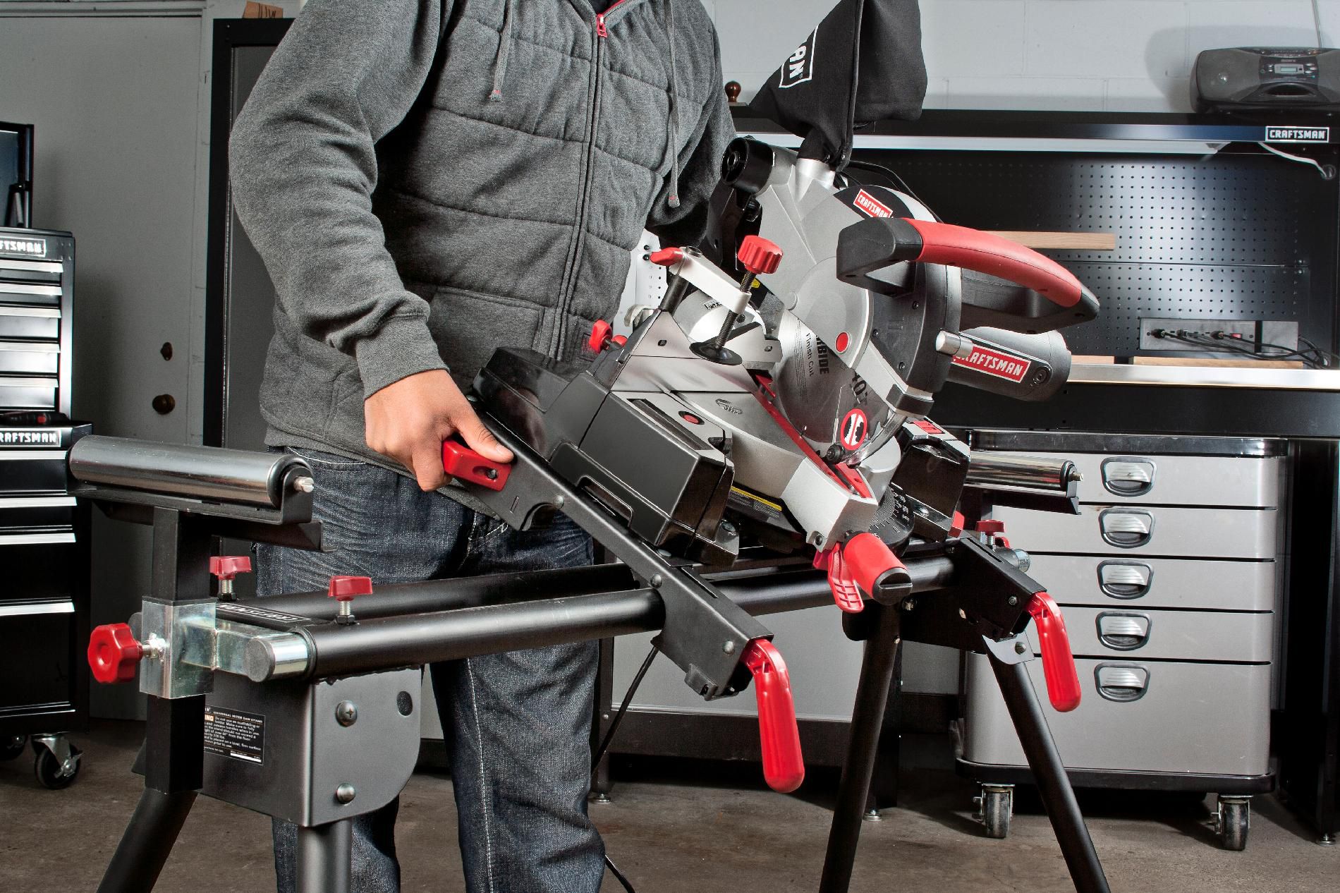 Craftsman Universal Miter Saw Stand Portable Heavyduty Height