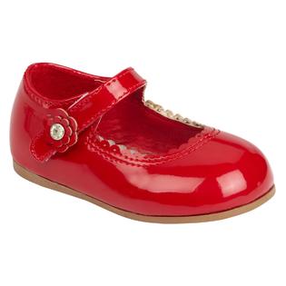Josmo Baby Girl's 342 Dress Shoe - Red Patent
